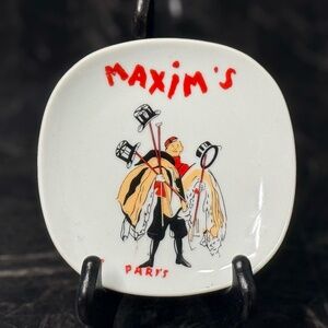MAXIM’S SEM Paris Small Collectible Plate